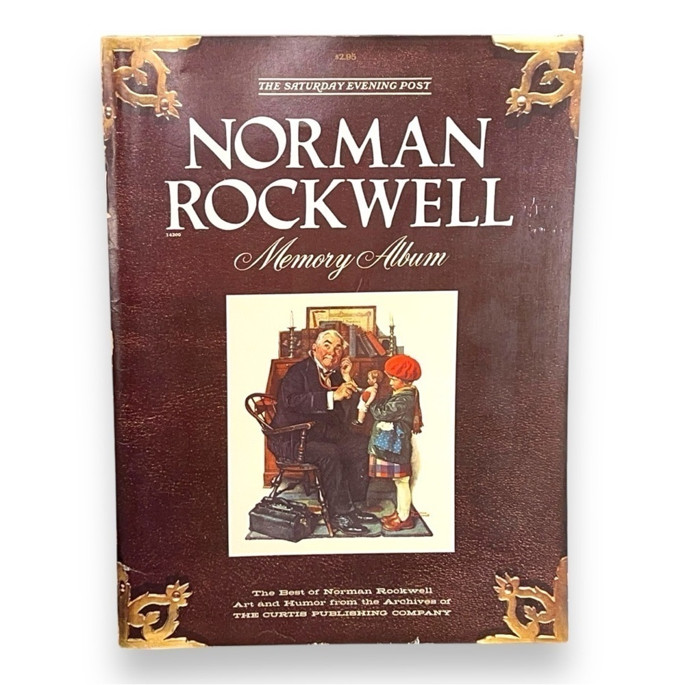 Vintage Saturday Evening Post Norman Rockwell Memory Album Magazine Catalog